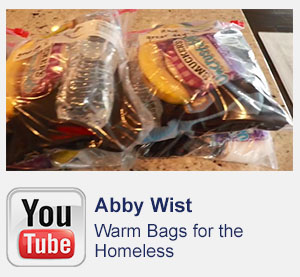 Abby Wist:  Warm Bags forthe Homeless