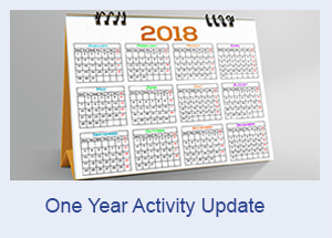One Year Activity Update