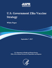 Cover of the White Paper for Zika Vaccine Development Strategy  ​